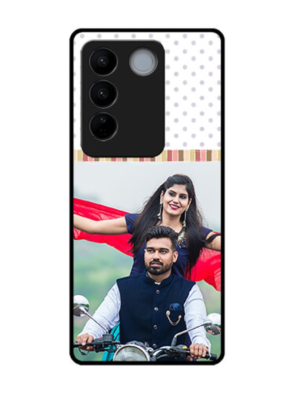 Custom Vivo V27 Custom Metal Phone CaseCute Family Design