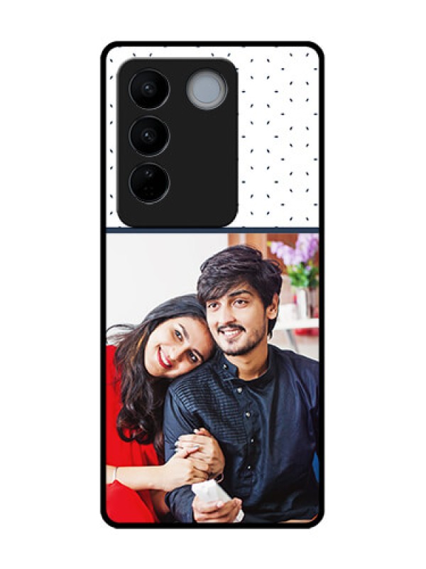 Custom Vivo V27 Custom Metal Phone CasePremium Dot Design