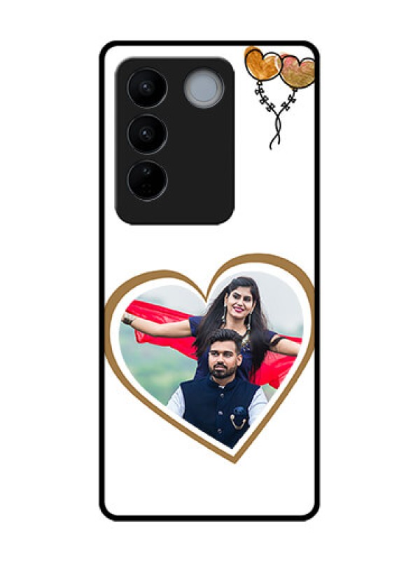 Custom Vivo V27 Custom Metal Phone CaseYou and Me Design