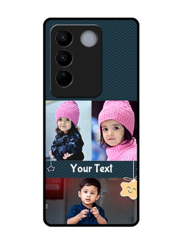 Custom Vivo V27 Custom Metal Phone CaseHanging Stars Design