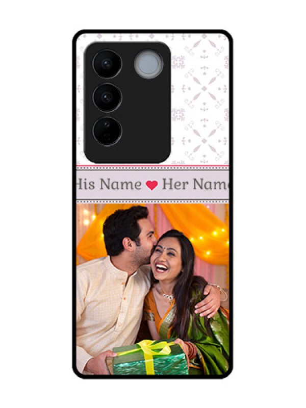 Custom Vivo V27 Custom Metal Phone CaseWith Photo And Ethnic Design