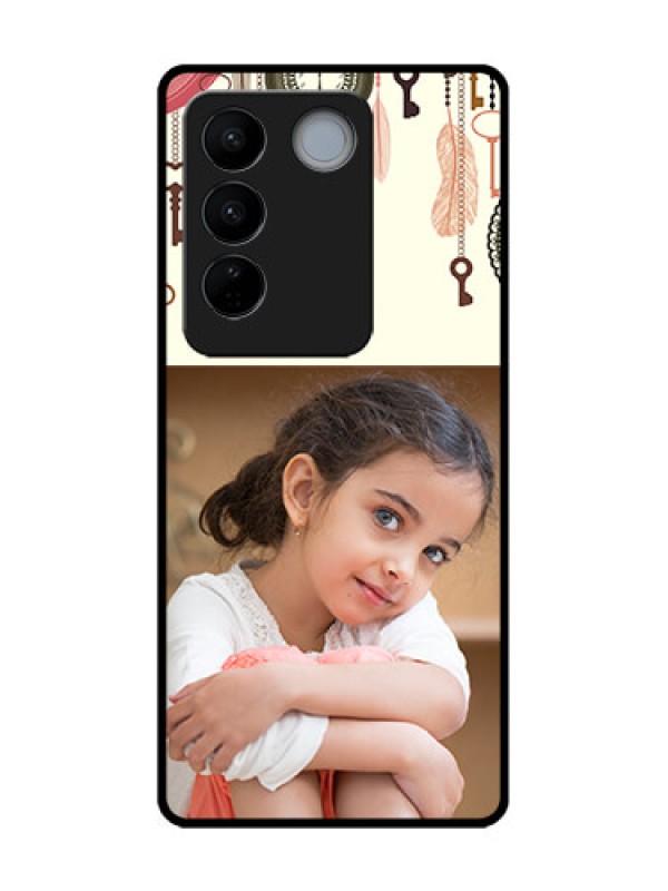 Custom Vivo V27 Custom Metal Phone CaseBoho Style Design