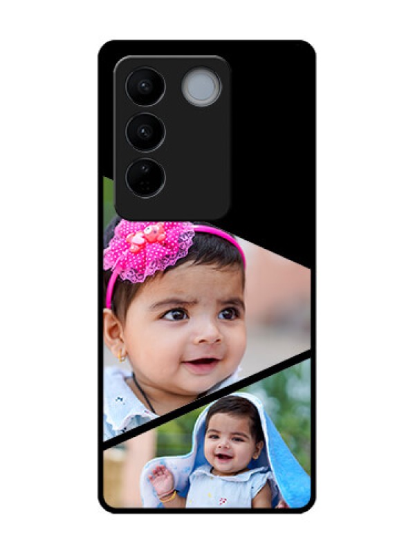 Custom Vivo V27 Custom Metal Phone CaseSemi Cut Design