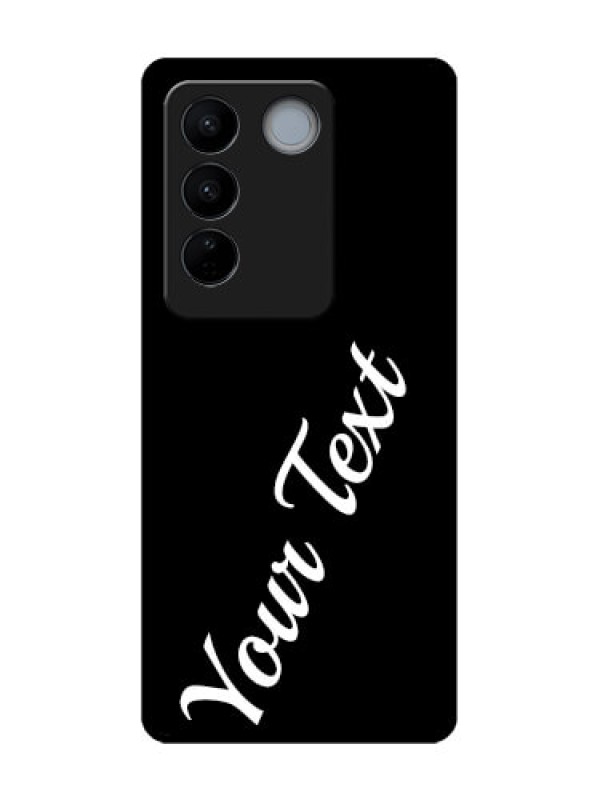 Custom Vivo V27 Custom Metal Phone CaseWith Your Name Design