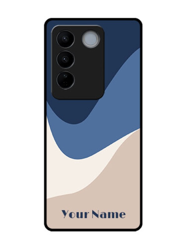 Custom Vivo V27 Custom Metal Phone CaseAbstract Drip Art Design