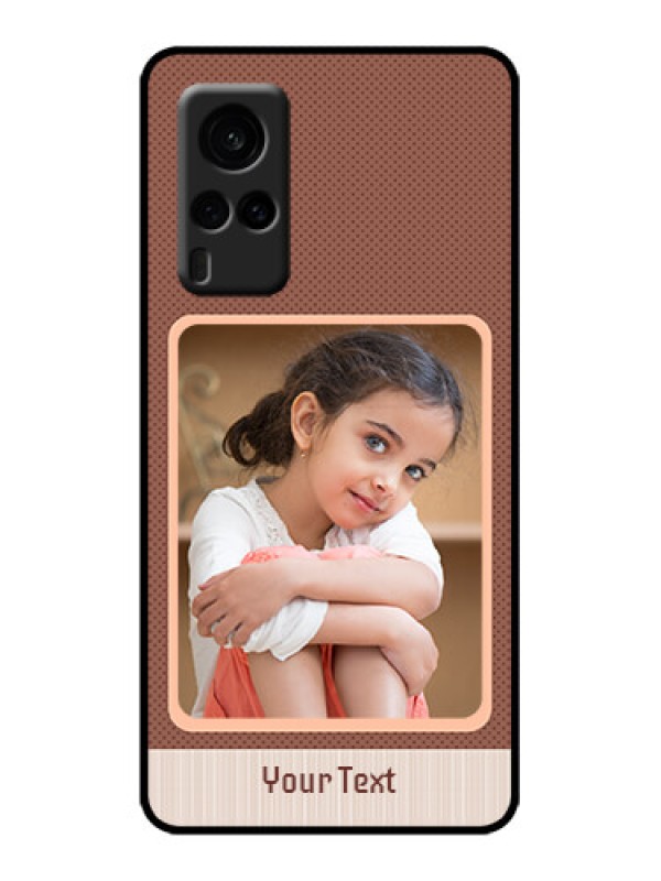 Custom Vivo X60 5G Custom Metal Phone Case - Simple Pic Upload Design