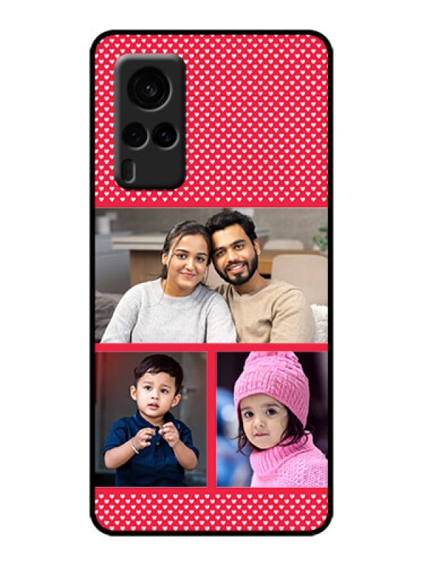 Custom Vivo X60 5G Custom Metal Phone Case - Bulk Photo Upload Design