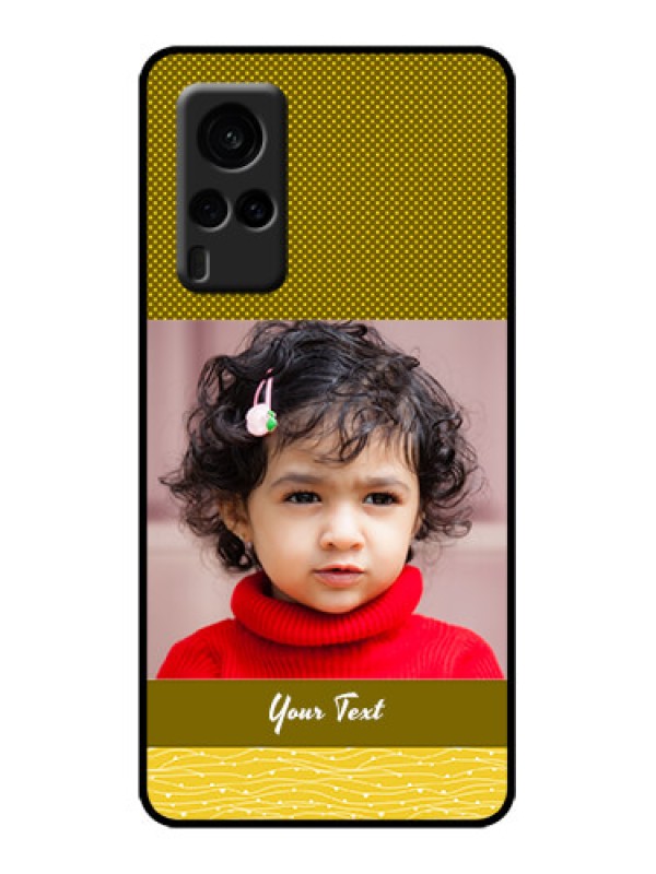 Custom Vivo X60 5G Custom Metal Phone Case - Simple Green Color Design