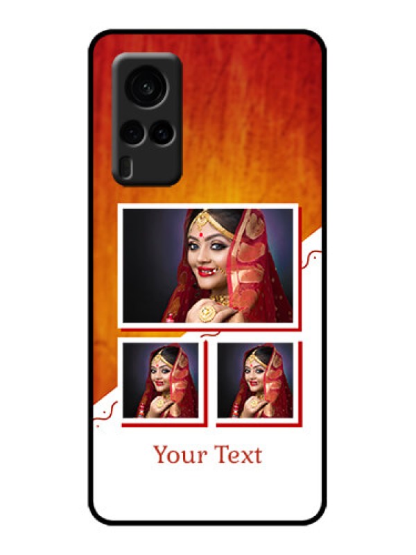 Custom Vivo X60 5G Custom Metal Phone Case - Wedding Memories Design