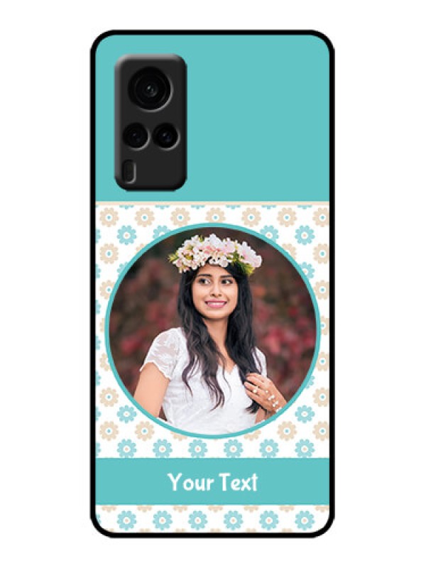 Custom Vivo X60 5G Custom Metal Phone Case - Beautiful Flowers Design