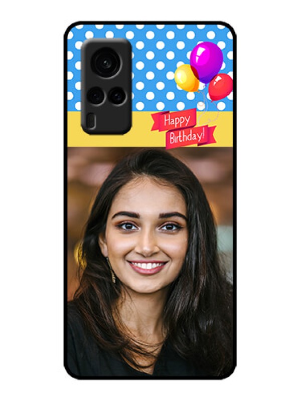 Custom Vivo X60 5G Custom Metal Phone Case - Happy Birthday Design