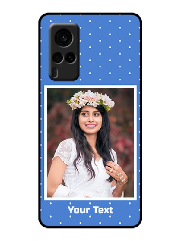 Custom Vivo X60 5G Custom Metal Phone Case - Polka Dots Design