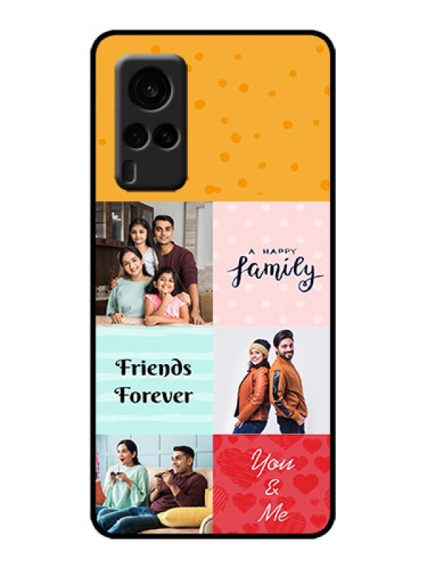 Custom Vivo X60 5G Custom Metal Phone Case - Images With Quotes Design
