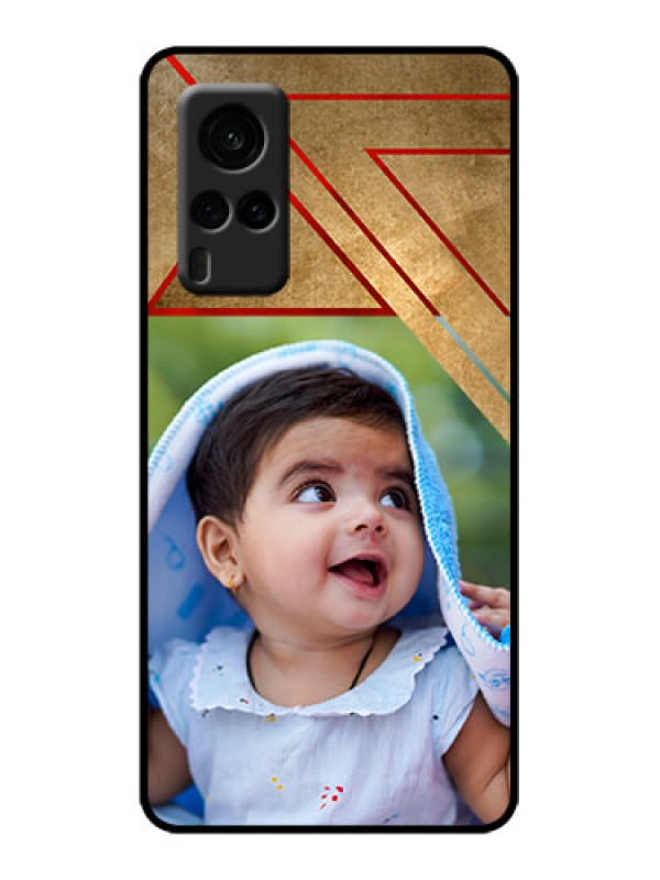 Custom Vivo X60 5G Custom Metal Phone Case - Gradient Abstract Texture Design