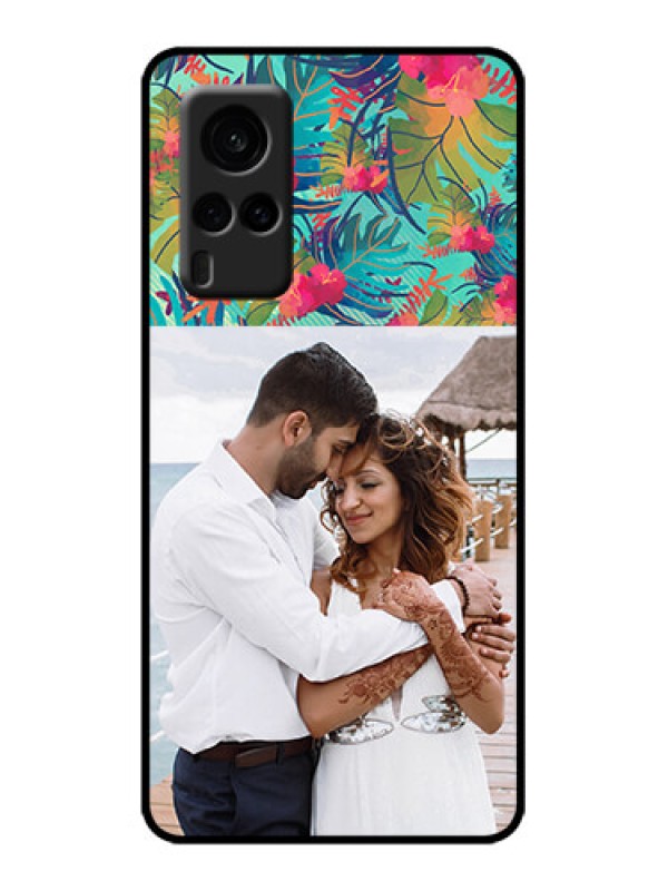 Custom Vivo X60 5G Custom Metal Phone Case - Watercolor Floral Design