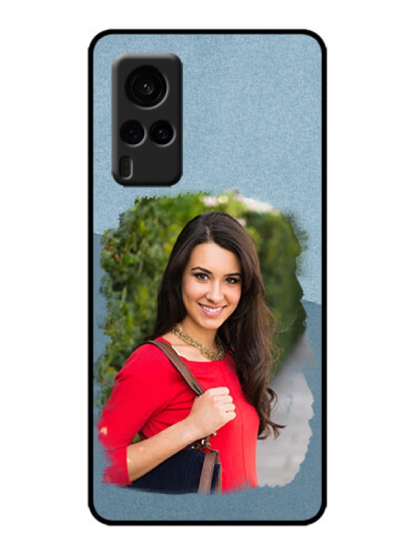Custom Vivo X60 5G Custom Metal Phone Case - Grunge Line Art Design