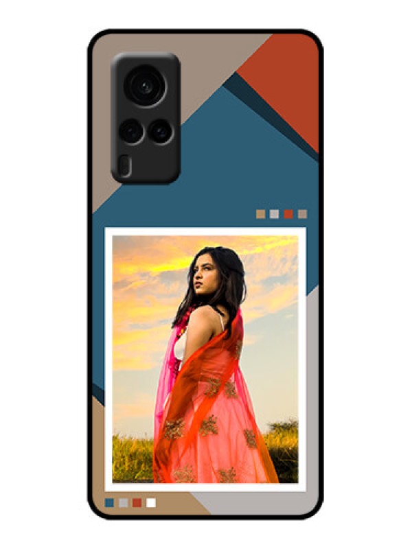 Custom Vivo X60 5G Custom Metal Phone Case - Retro Color Pallet Design