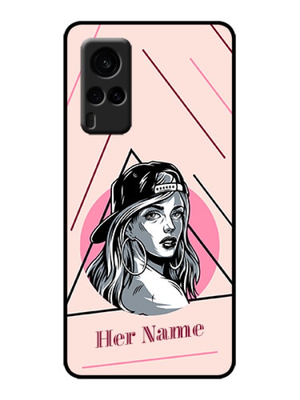 Custom Vivo X60 5G Custom Metal Phone Case - Rockstar Girl Design