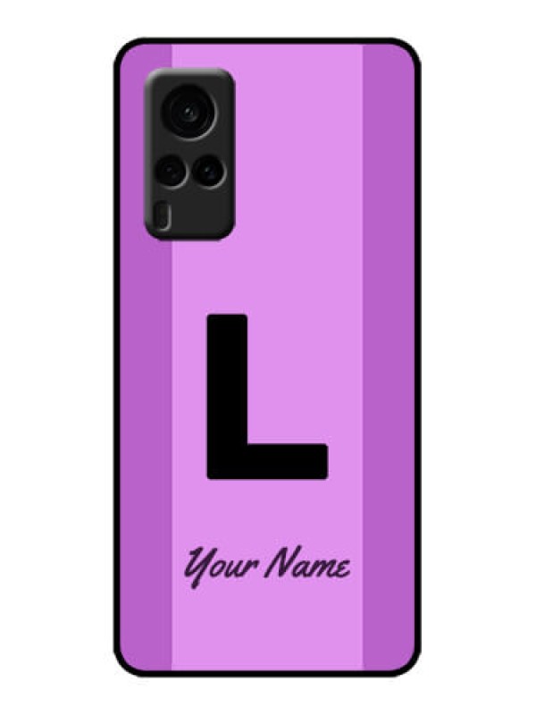 Custom Vivo X60 5G Custom Metal Phone Case - Tricolor Custom Text Design