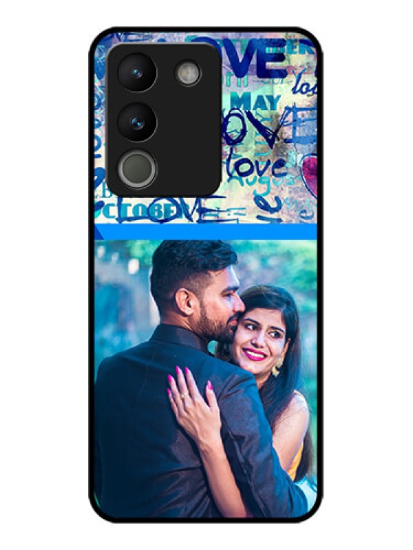 Custom Vivo Y200 5G Custom Metal Phone Case - Colorful Love Design