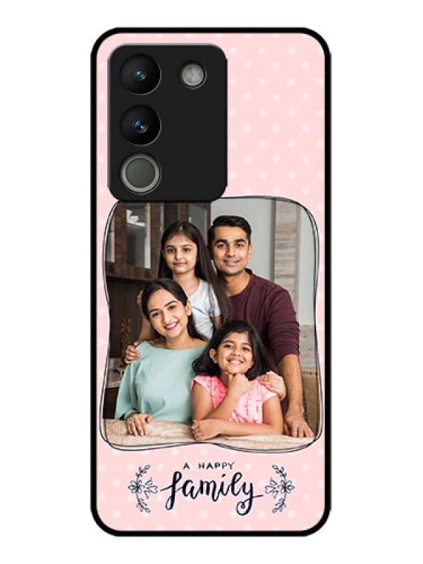 Custom Vivo Y200 5G Custom Metal Phone Case - Family With Dots Design