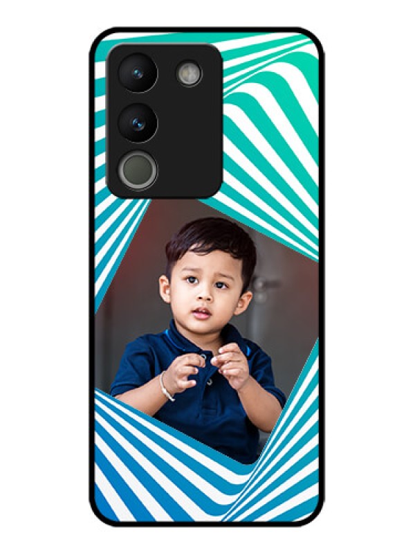 Custom Vivo Y200 5G Custom Metal Phone Case - Abstract Spiral Design