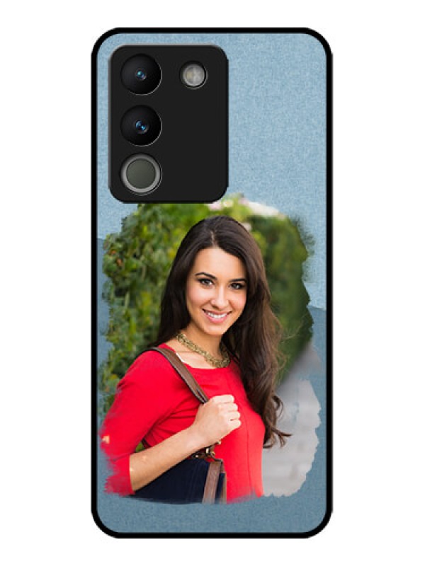 Custom Vivo Y200 5G Custom Metal Phone Case - Grunge Line Art Design