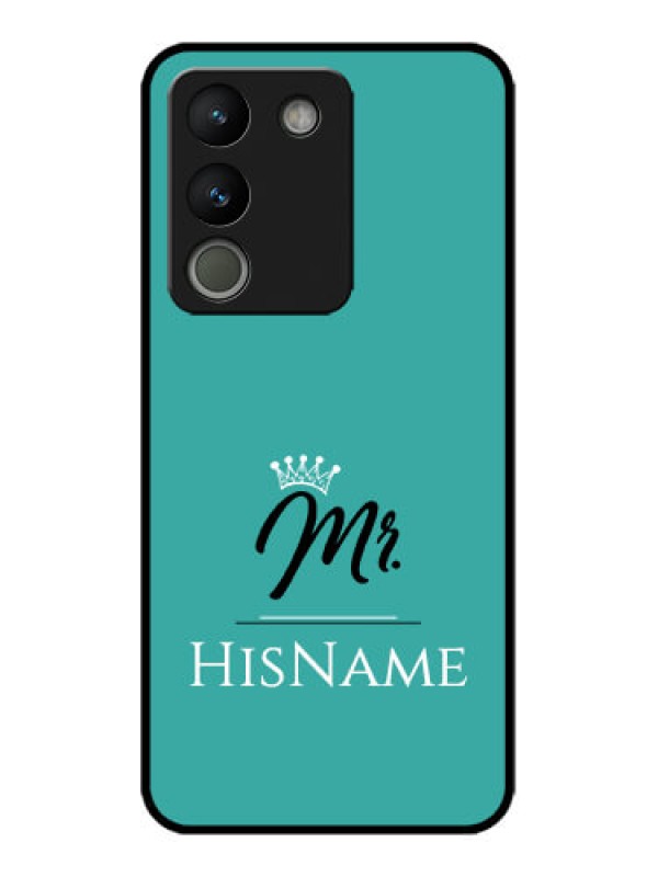 Custom Vivo Y200 5G Custom Metal Phone Case - Mr With Name Design