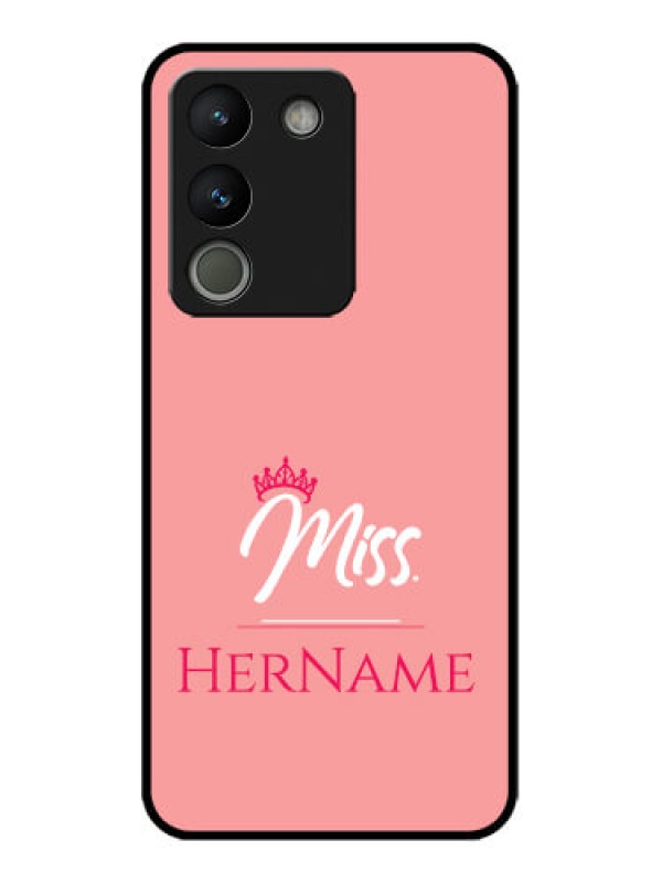 Custom Vivo Y200 5G Custom Metal Phone Case - Mrs With Name Design