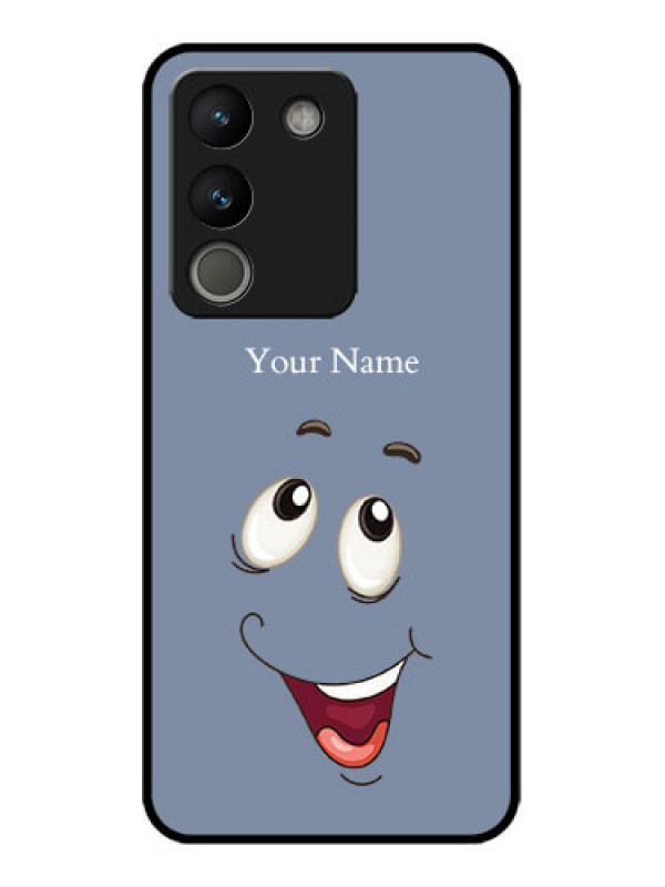 Custom Vivo Y200 5G Custom Metal Phone Case - Laughing Cartoon Face Design
