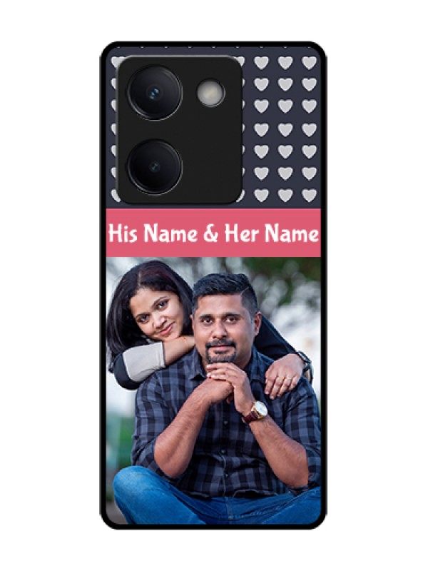 Custom Vivo Y200 Pro 5G Custom Metal Phone Case - Love Symbols Design