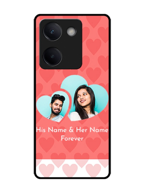 Custom Vivo Y200 Pro 5G Custom Metal Phone Case - Couple Pic Upload Design