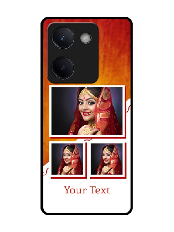 Custom Vivo Y200 Pro 5G Custom Metal Phone Case - Wedding Memories Design