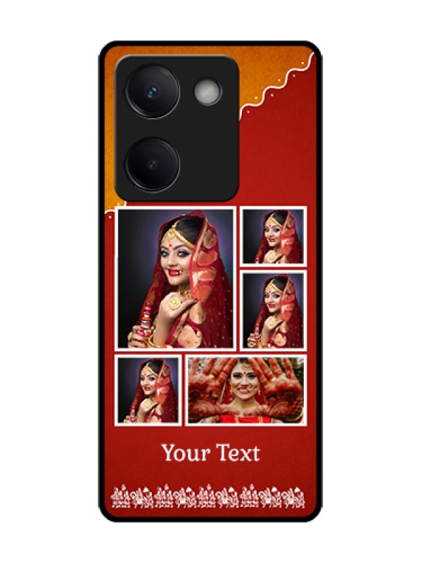 Custom Vivo Y200 Pro 5G Custom Metal Phone Case - Wedding Pic Upload Design