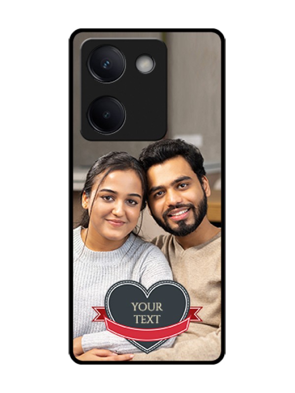 Custom Vivo Y200 Pro 5G Custom Metal Phone Case - Just Married Couple Design