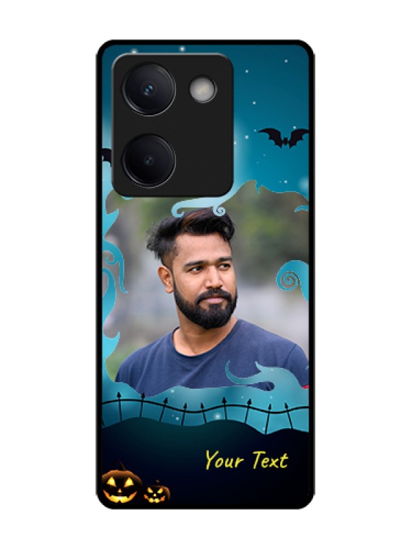 Custom Vivo Y200 Pro 5G Custom Metal Phone Case - Halloween Frame Design