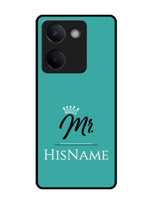 Custom Vivo Y200 Pro 5G Custom Metal Phone Case - Mr With Name Design
