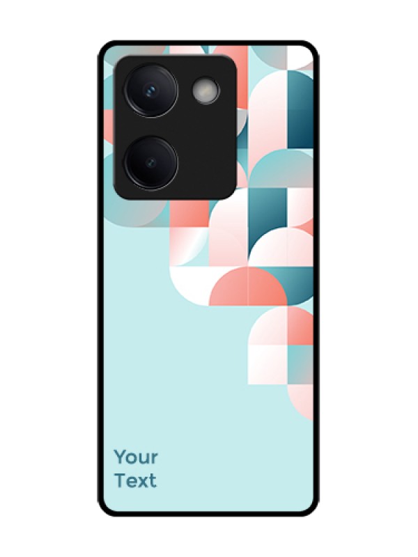 Custom Vivo Y200 Pro 5G Custom Metal Phone Case - Stylish Semi - Circle Pattern Design
