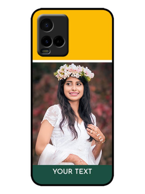 Custom Vivo Y21 Custom Metal Phone Case - Love You Design