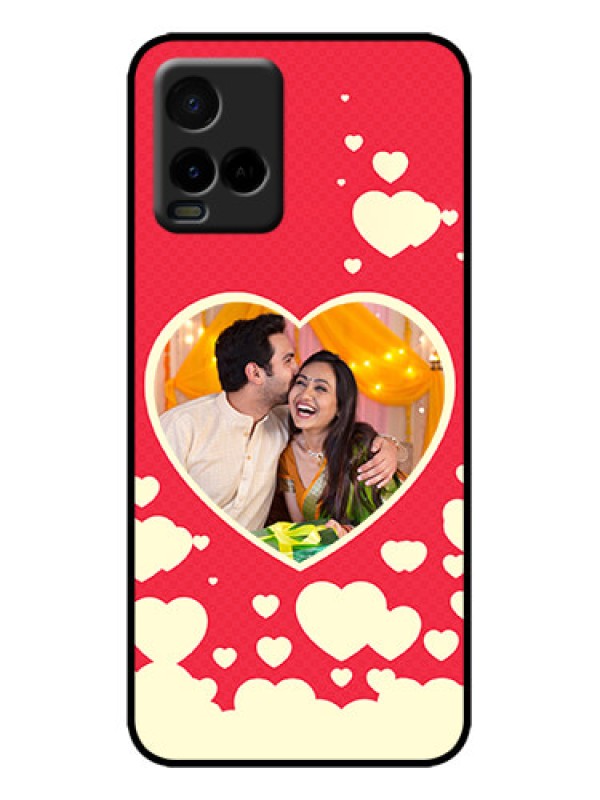 Custom Vivo Y21 Custom Metal Phone Case - Love Symbols Phone Cover Design