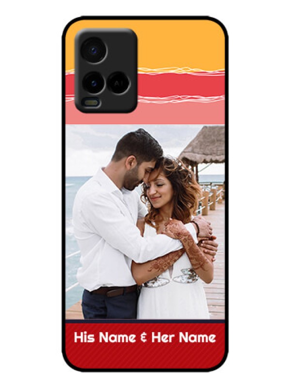 Custom Vivo Y21 Custom Metal Phone Case - Colorful Case Design