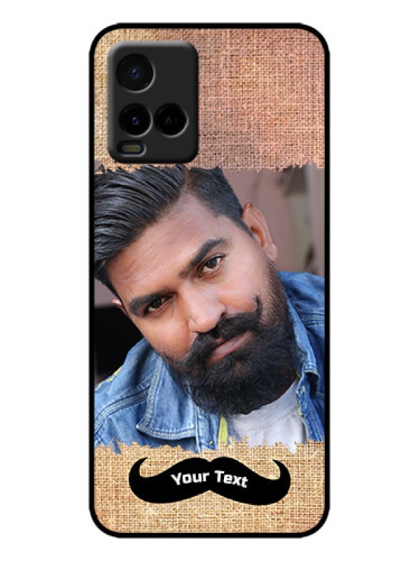 Custom Vivo Y21 Custom Metal Phone Case - With Texture Design