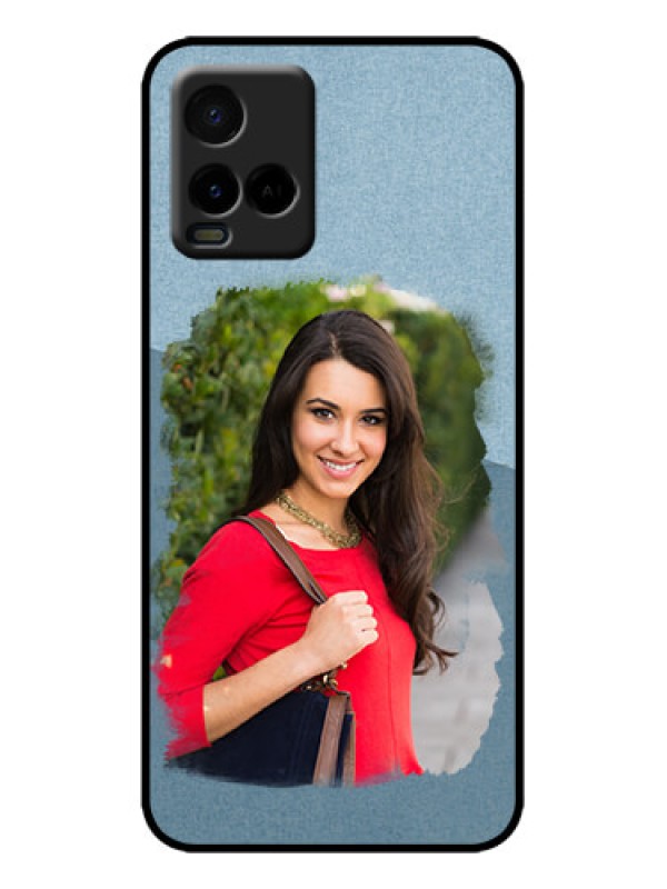 Custom Vivo Y21 Custom Metal Phone Case - Grunge Line Art Design