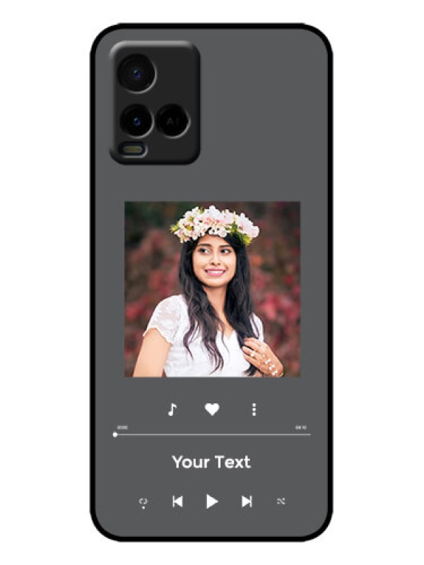 Custom Vivo Y21 Custom Metal Phone Case - Play The Music Design