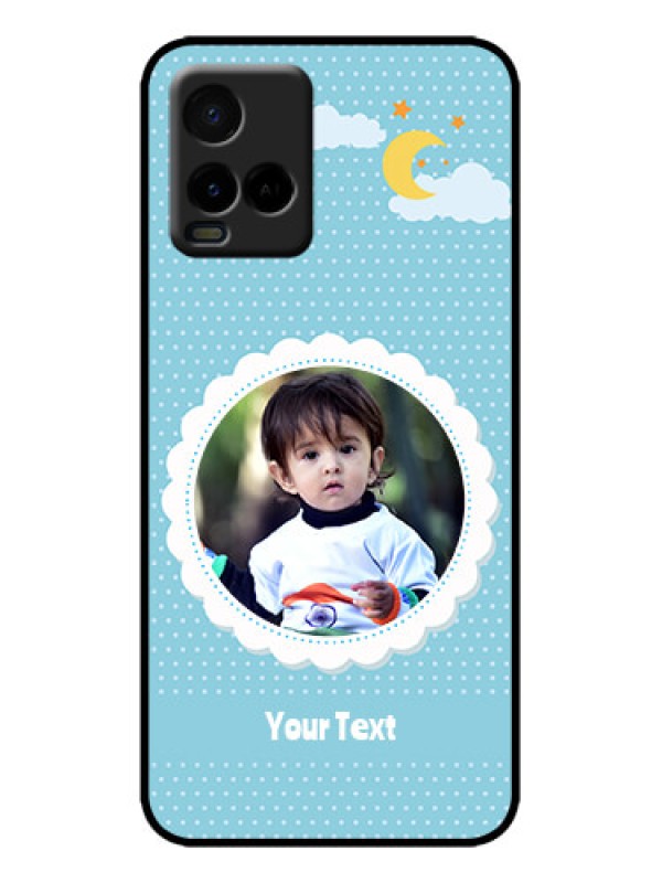 Custom Vivo Y21G Custom Metal Phone Case - Violet Pattern Design