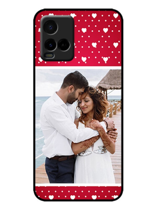 Custom Vivo Y21G Custom Metal Phone Case - Hearts Mobile Case Design