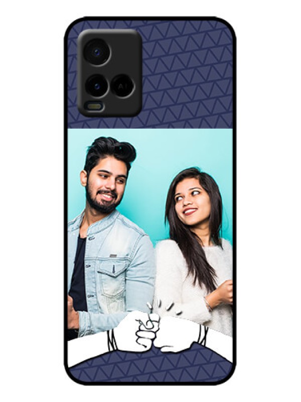 Custom Vivo Y21G Custom Metal Phone Case - With Best Friends Design