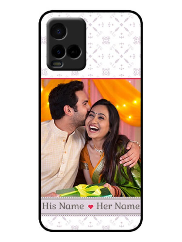 Custom Vivo Y21G Custom Metal Phone Case - With Photo And Ethnic Design