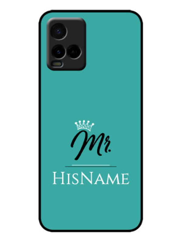 Custom Vivo Y21G Custom Metal Phone Case - Mr With Name Design