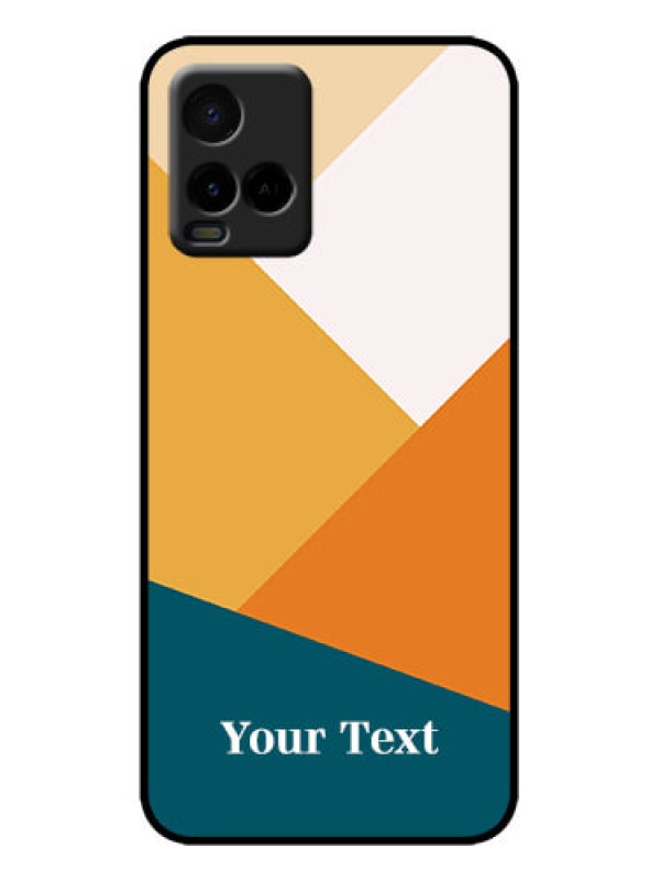 Custom Vivo Y21G Custom Metal Phone Case - Stacked Multi - Colour Design